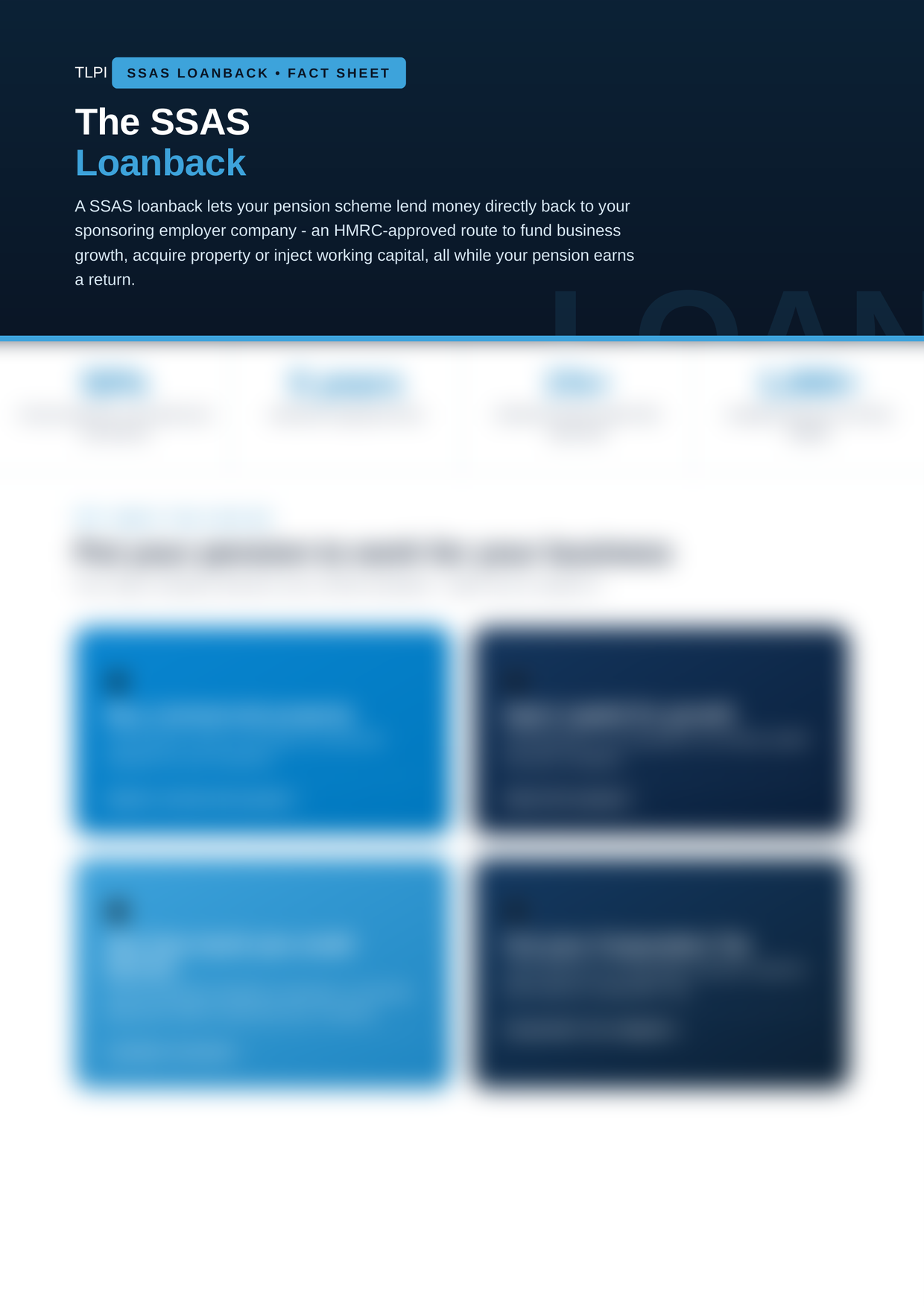 SSAS Loanback Fact Sheet cover