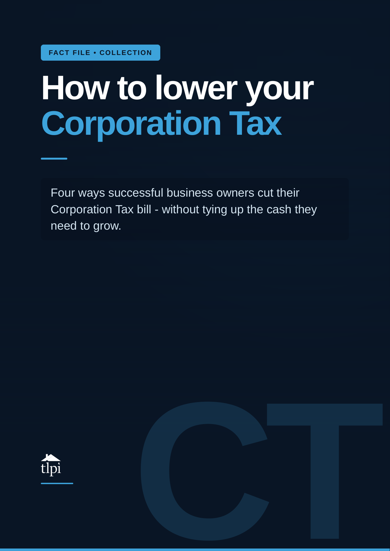 How to lower your corporation tax cover