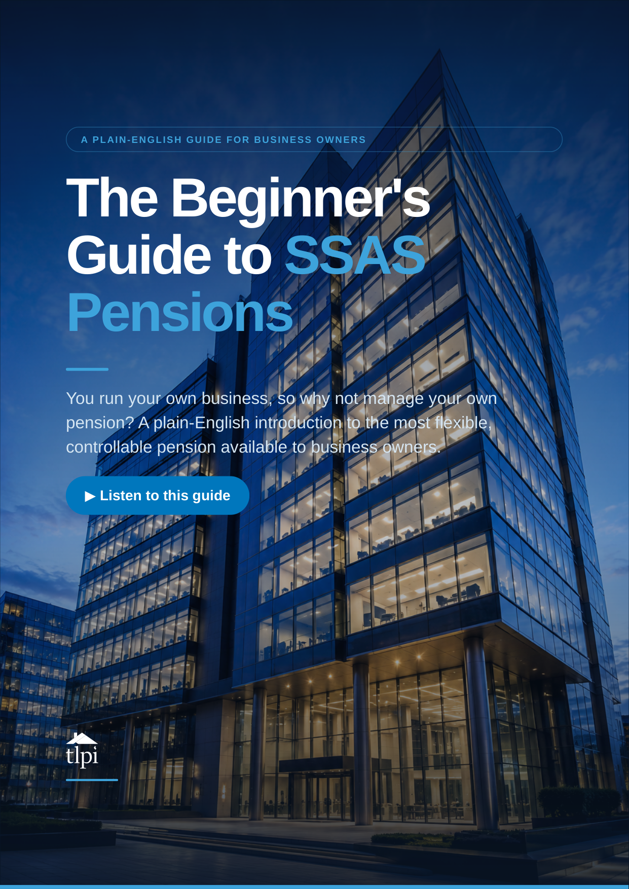 The beginner's guide to SSAS pensions - guide cover