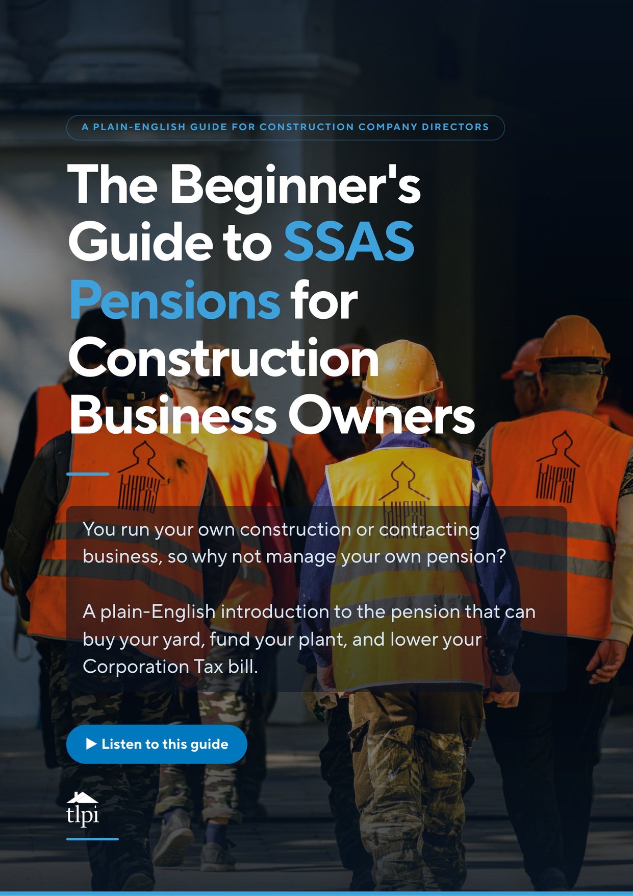 SSAS for Construction Business Owners cover